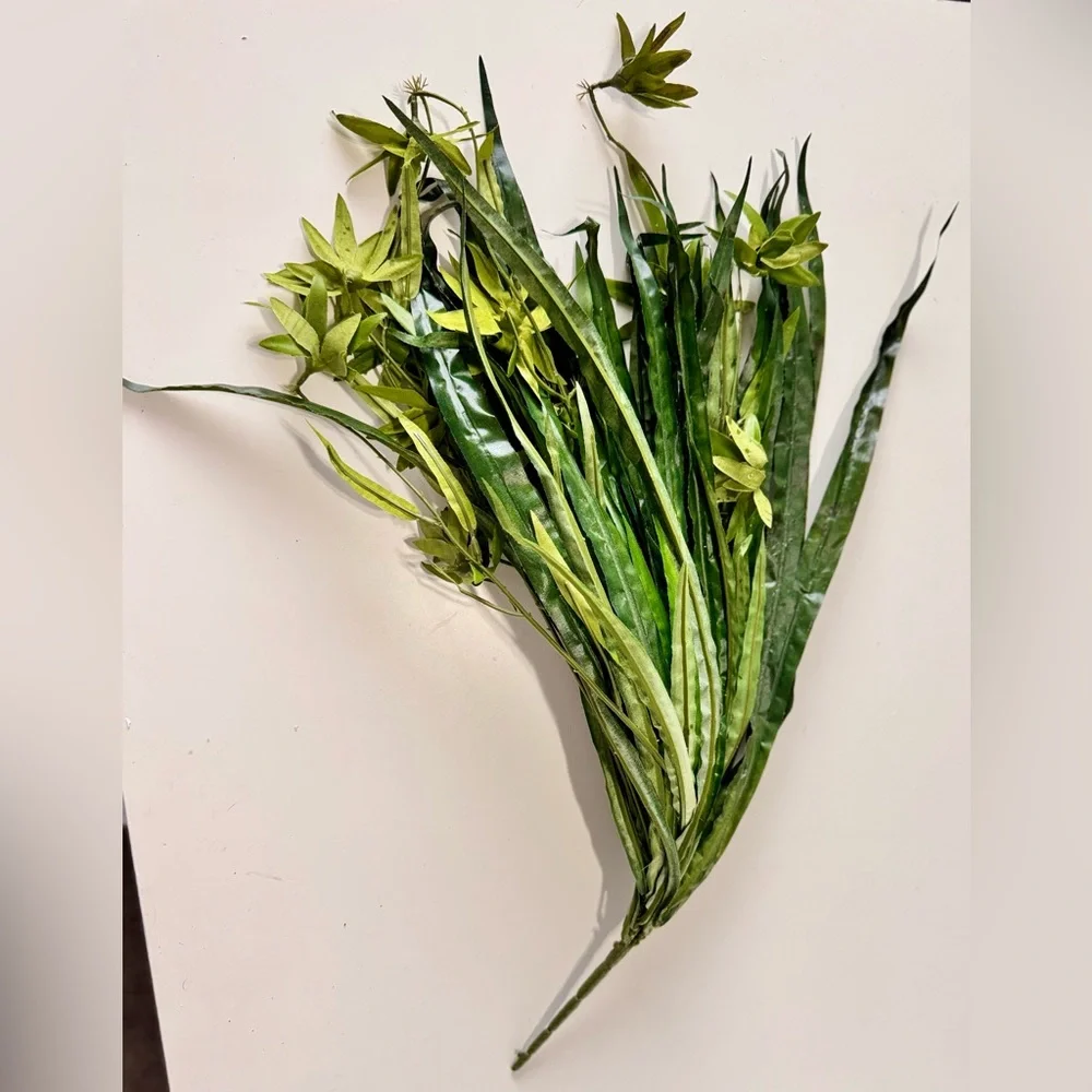 LIFELIKE Spider Plant Artificial Greenery Faux Floral Arrangement Ivy #B